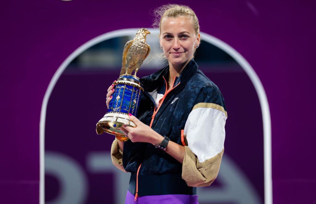 Petra Kvitová získala v Dauhá svůj 28. titul na okruhu WTA